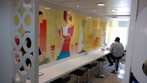 pantry area avanta serviced office saket