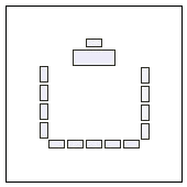 horse shoe seating avanta meeting room